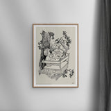 Poster & Frame Astrid Lindgren - The Wood Cabin - Lotta