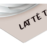 Poster & Frame Citatplakat - Mom You Mean A Latté To Me