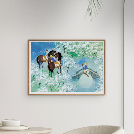 Poster & Frame Astrid Lindgren - Nangijala - The Borthers Lionheart