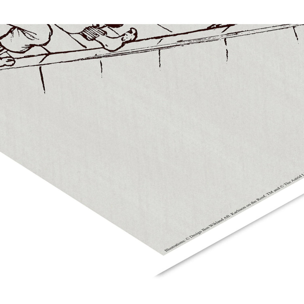 Poster & Frame Astrid Lindgren - Running - Karlsson On The Roof