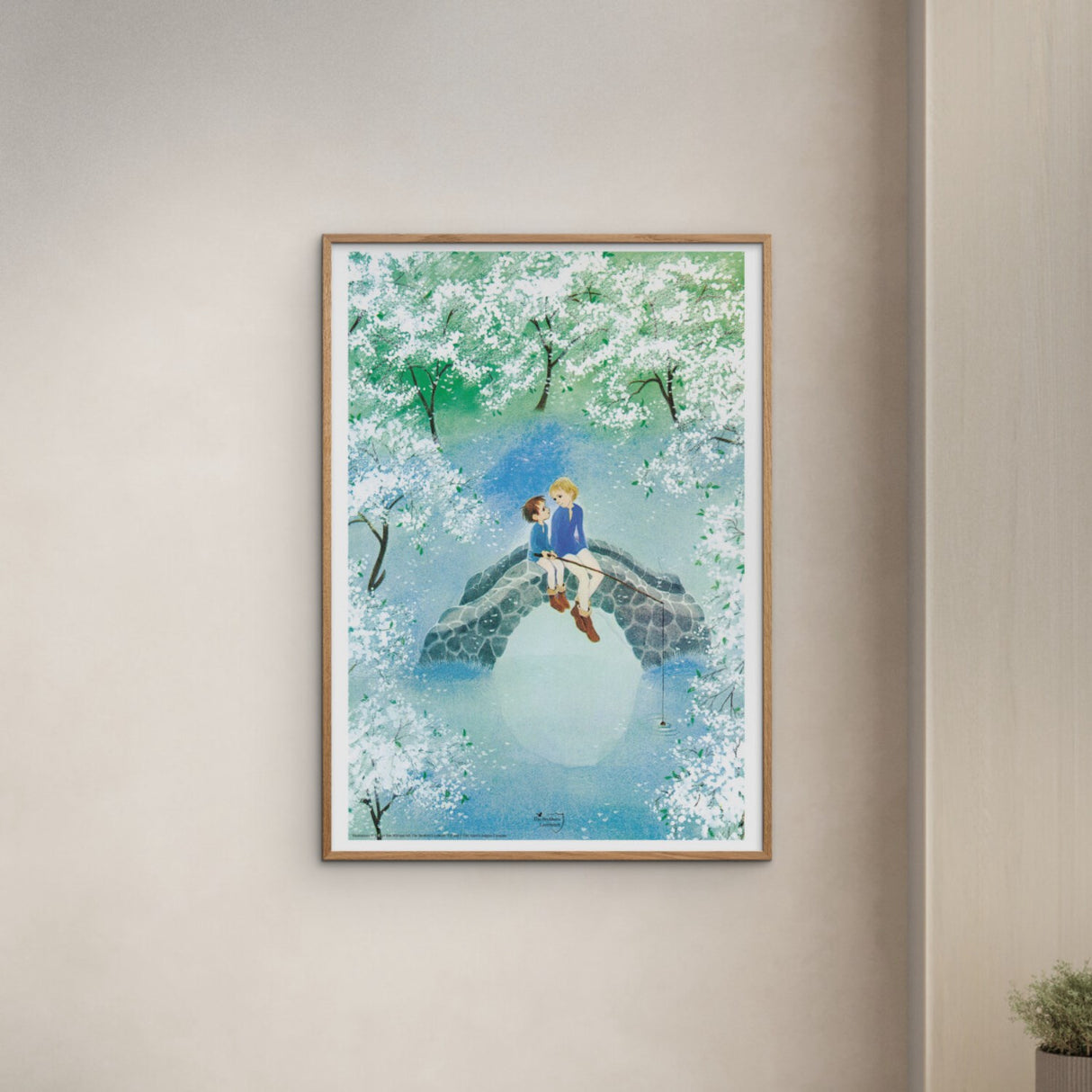 Poster & Frame Astrid Lindgren - Fishing - The Borthers Lionheart
