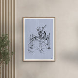 Poster & Frame Astrid Lindgren - Fishing Rod - Lotta