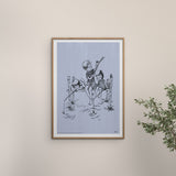 Poster & Frame Astrid Lindgren - Fishing Rod - Lotta