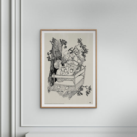 Poster & Frame Astrid Lindgren - The Wood Cabin - Lotta