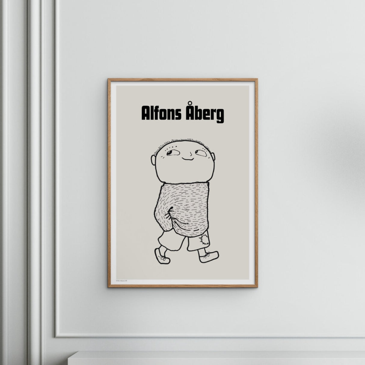 Poster & Frame Alfons Åberg - Alfons Åberg - Hænder I Lommen