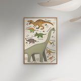 Poster & Frame Citatplakat - Dinosaurus Plakat – Børneplakat