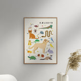 Poster & Frame Citatplakat - Kæledyr – Børneplakat