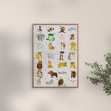 Poster & Frame Et Lille Atelier - Kids - ABC Plakat