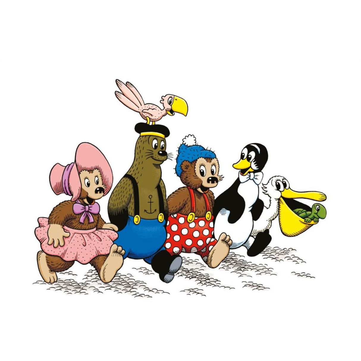 Poster & Frame Rasmus Klump - Alle Vennerne