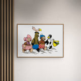 Poster & Frame Rasmus Klump - Alle Vennerne