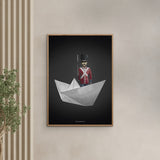 Poster & Frame Story Of Andersen - Den Standhaftige Tindsoldat - Hvid/Sort Baggrund