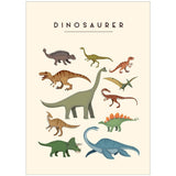 Poster & Frame Citatplakat - Dinosaurer – Børneplakat