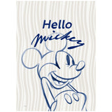 Poster & Frame Disney - Hello Mickey Blue