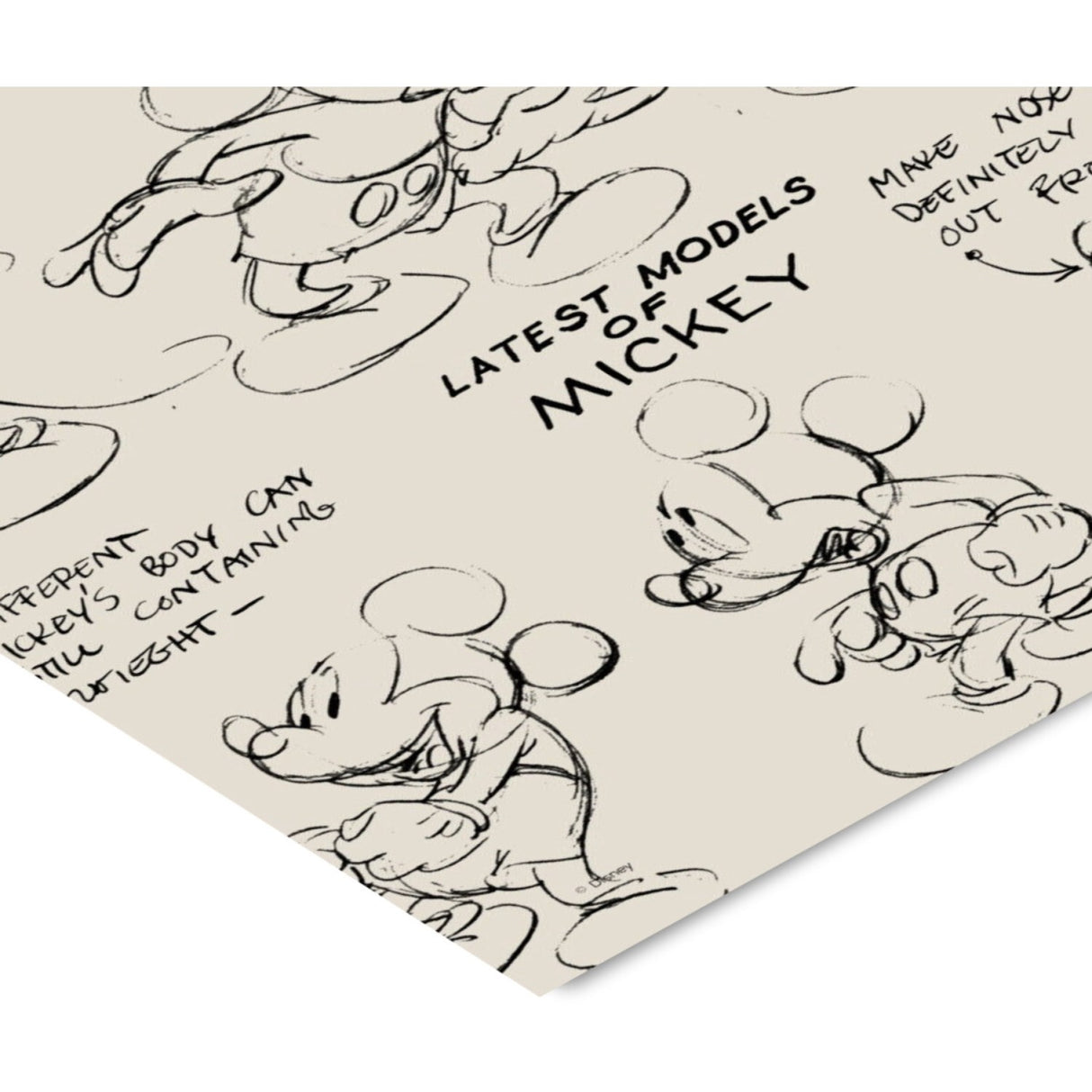 Poster & Frame Disney - Latest Models Of Mickey