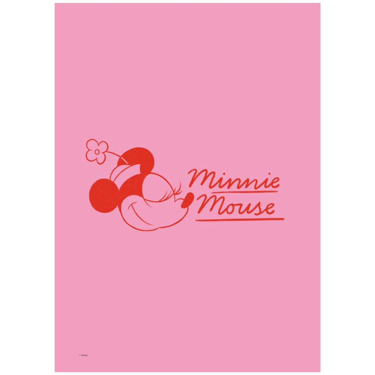Poster & Frame Disney - Minnie Mouse Red