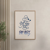 Poster & Frame Disney - Oh Boy, Oh Boy