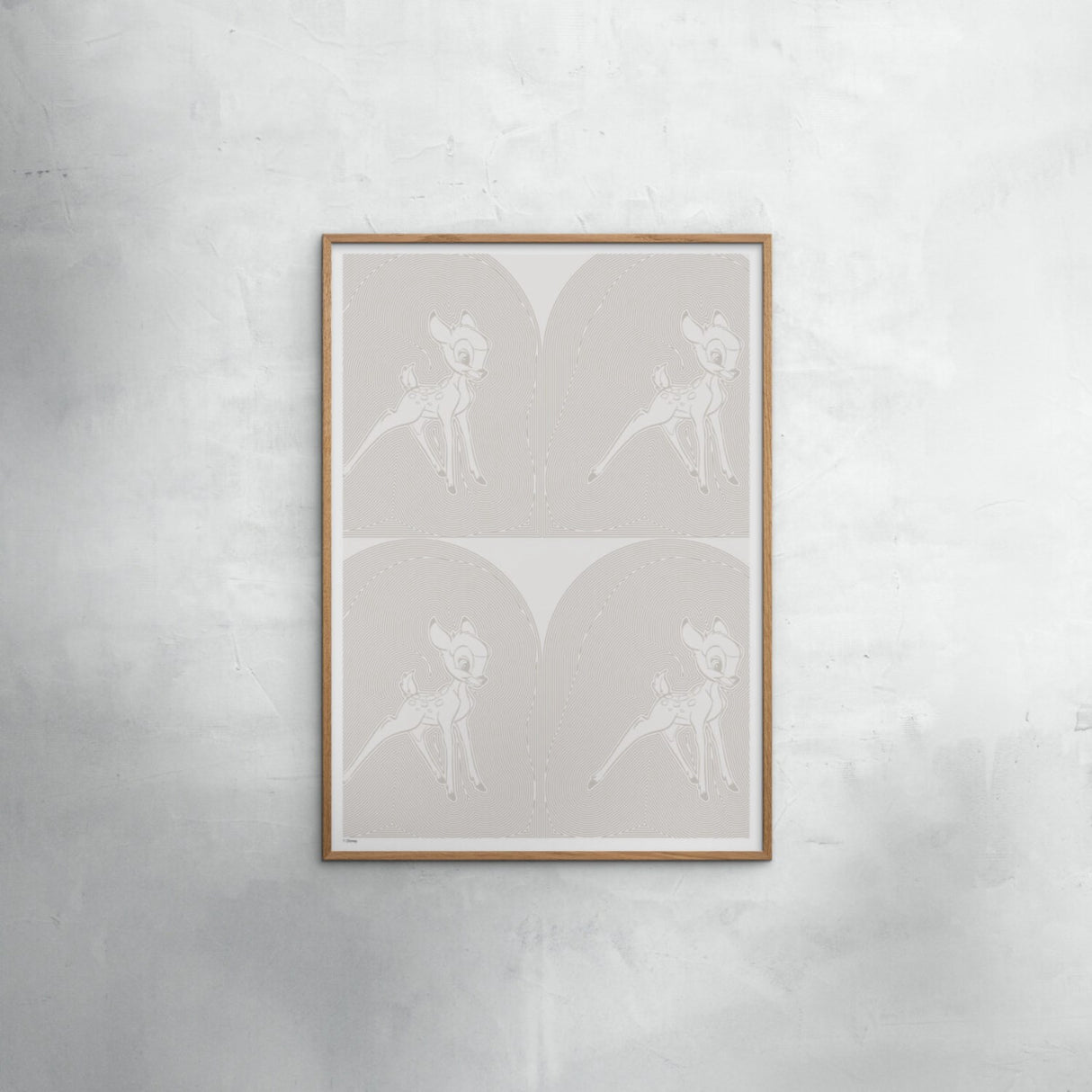 Poster & Frame Disney - White Bambi