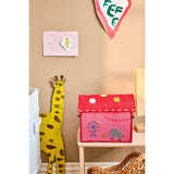 Rice Pink Fun Fair Theme Raffia Leketøy Baskets 3-Pakning