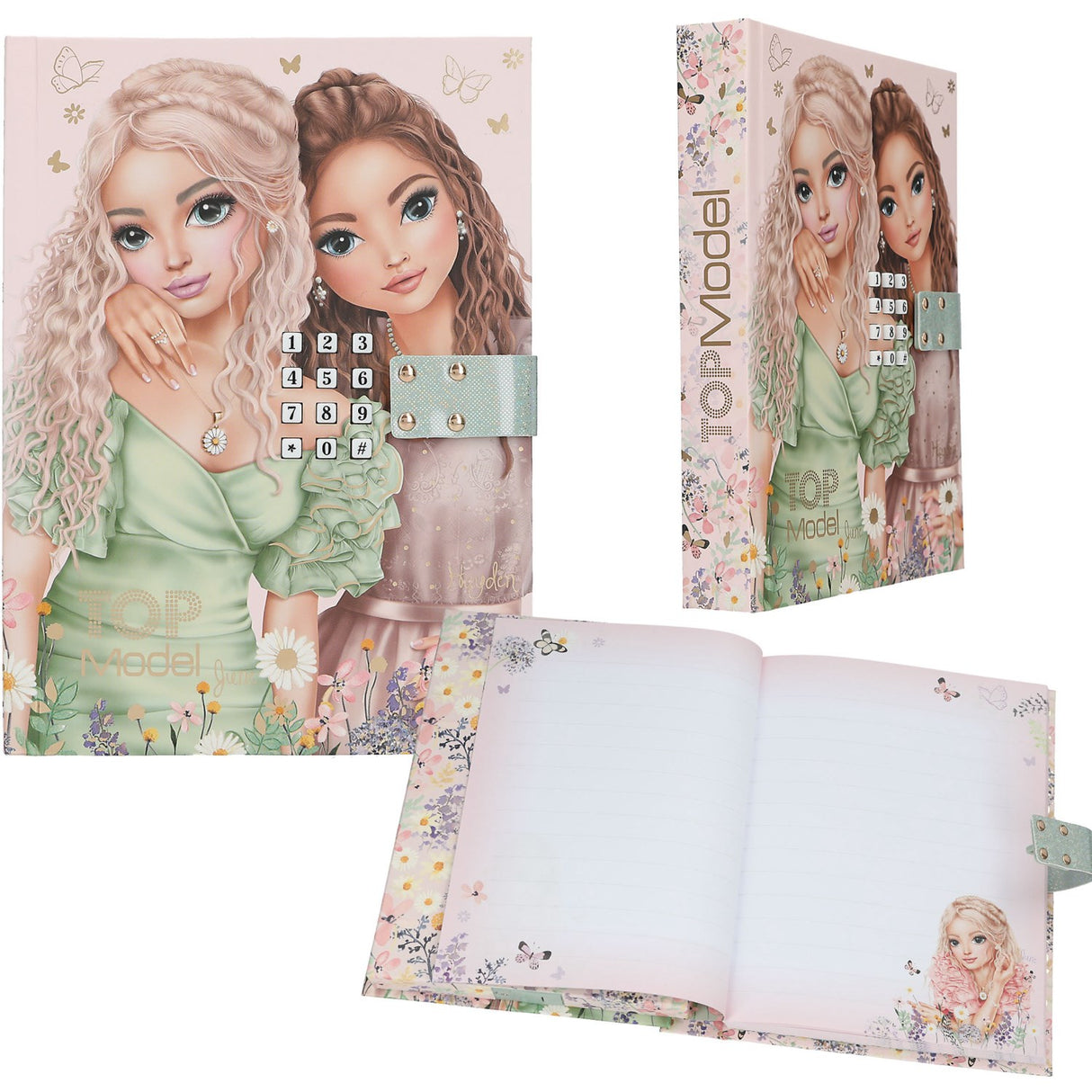 TOPModel Summer Feeling Dagbok M/kode Og Musik