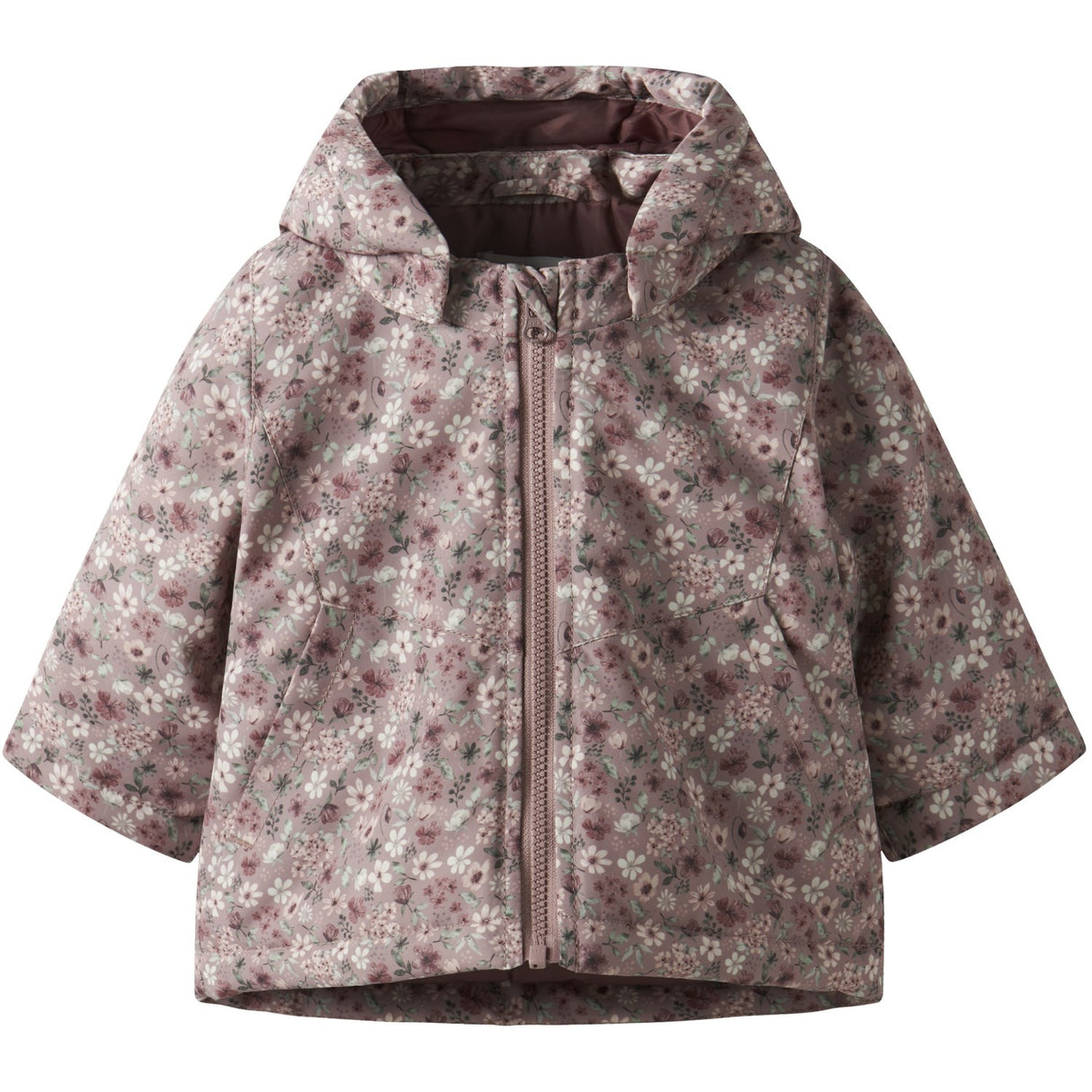 Name It Woodrose Flower Nbfmaxi Pa Jakke Aop