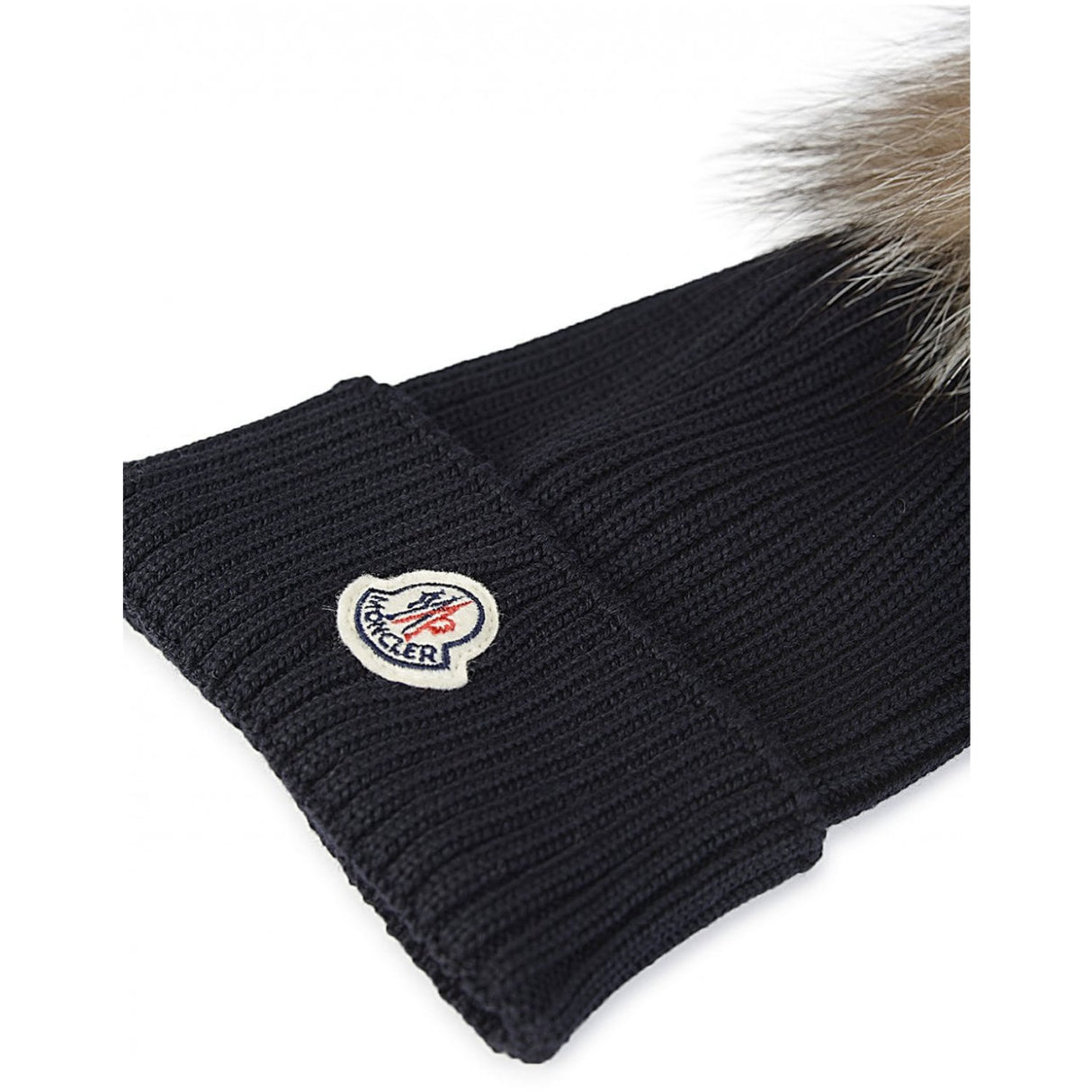 Moncler Beretto Light Fur Hue Navy