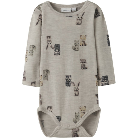 Name It Nacreous Cloud Forest Animals Nbmwang Ull Rib Ls Body Aop