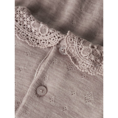 Name It Shadow Gray Nbfwang Ull Needle Ls Body W/Collar