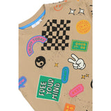 The New Humus AOP Peter Oversize Collegegenser