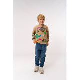 The New Humus AOP Peter Oversize Collegegenser