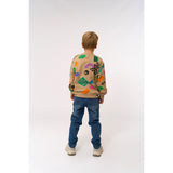 The New Humus AOP Peter Oversize Collegegenser