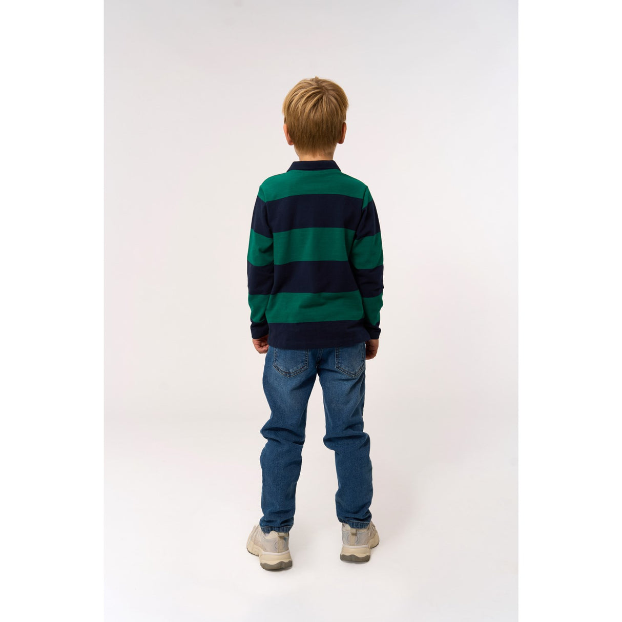 The New Navy Blazer Striped Pino L_S Pique Polo