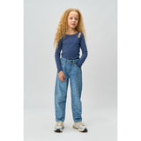 The New Navy Blazer Rina L_S Glitter Rib Tee