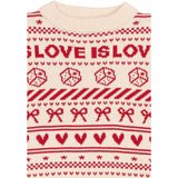 The New Gardenia AOP Raline Jacquard Pullover