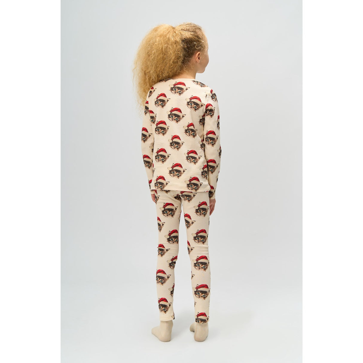 The New Gardenia Cat AOP Holiday Rib Night Sett