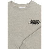 The New Light Grey Melange Ron Melange Oversize Collegegenser