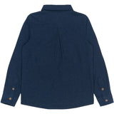 The New Navy Blazer Melange Rick L_S Skjorte