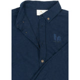 The New Navy Blazer Melange Rick L_S Skjorte