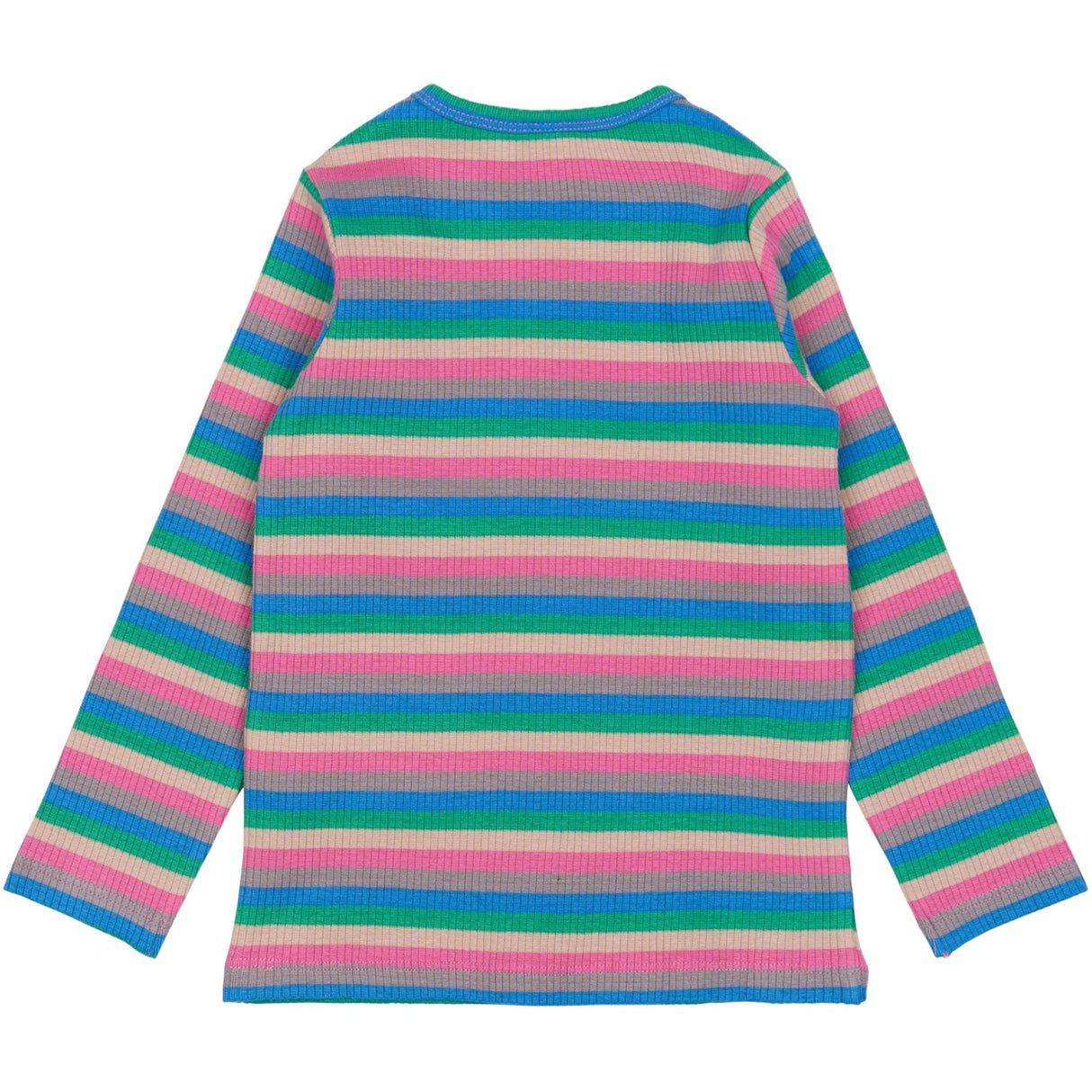 THE NEW Siblings Multi Striped Polly L_S Rib Tee