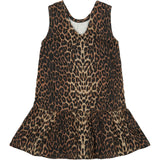 THE NEW Siblings Feather Gray AOP Paloma S_L Denim Kjole