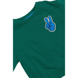 THE NEW Siblings Alpine Green Phineas Oversize Collegegenser