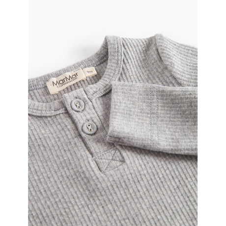 MarMar Modal Melange Light Grey Melange Body LS