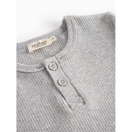 MarMar Modal Melange Light Grey Melange Bluse