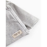 MarMar Modal New Born Light Grey Melange Tut Omslags LS Bluse