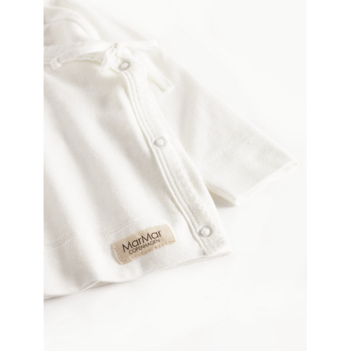 MarMar Modal New Born Gentle White Tut Omslags LS Bluse