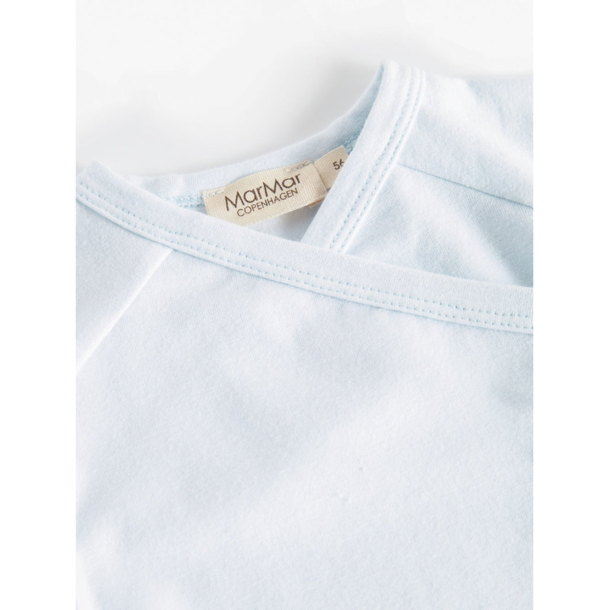 MarMar Modal New Born Light Blue Tut Omslags LS Bluse