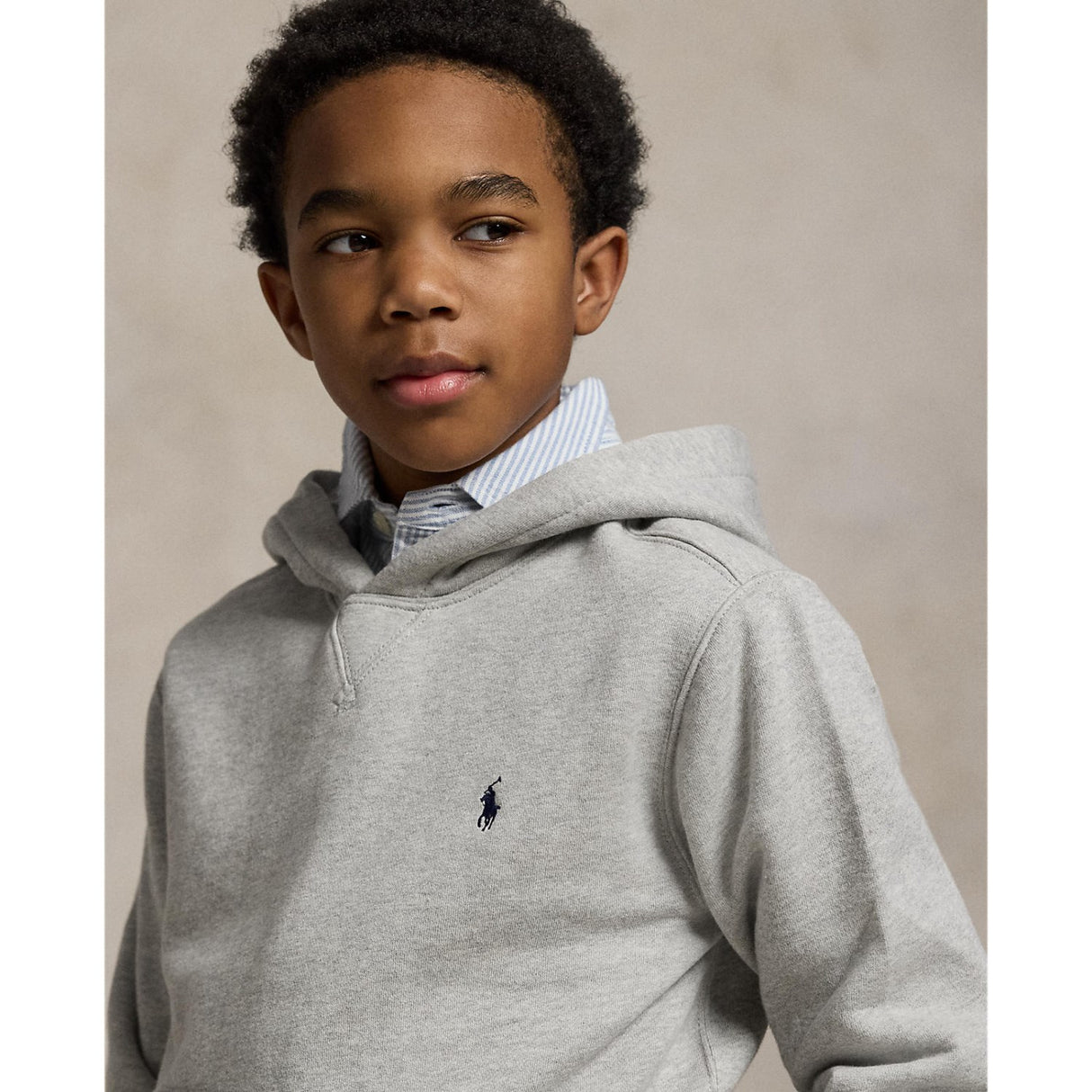 Polo Ralph Lauren Boy Long Sleeved Hoodie Andover Heather