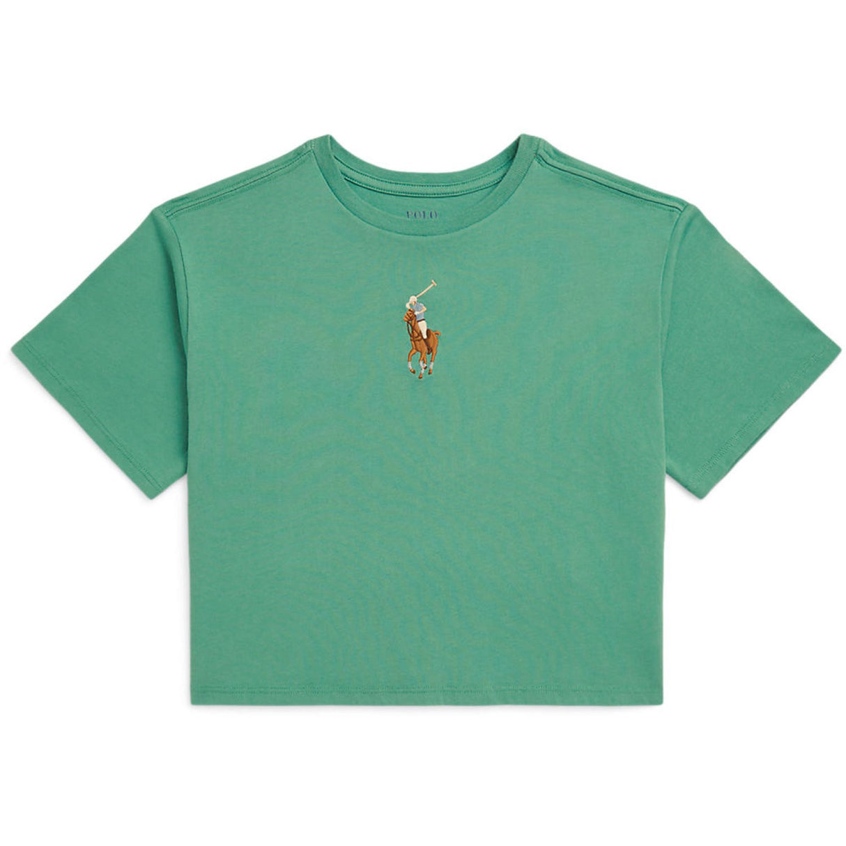Polo Ralph Lauren Fairway Green Cropped T-Shirt