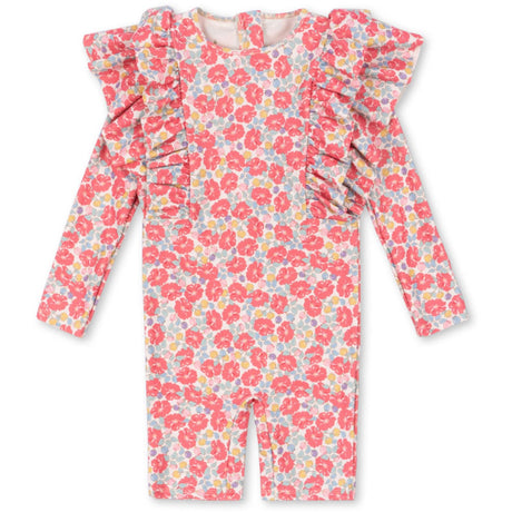 Konges Sløjd Rose Anglaise Manuca Frill Onesie Grs