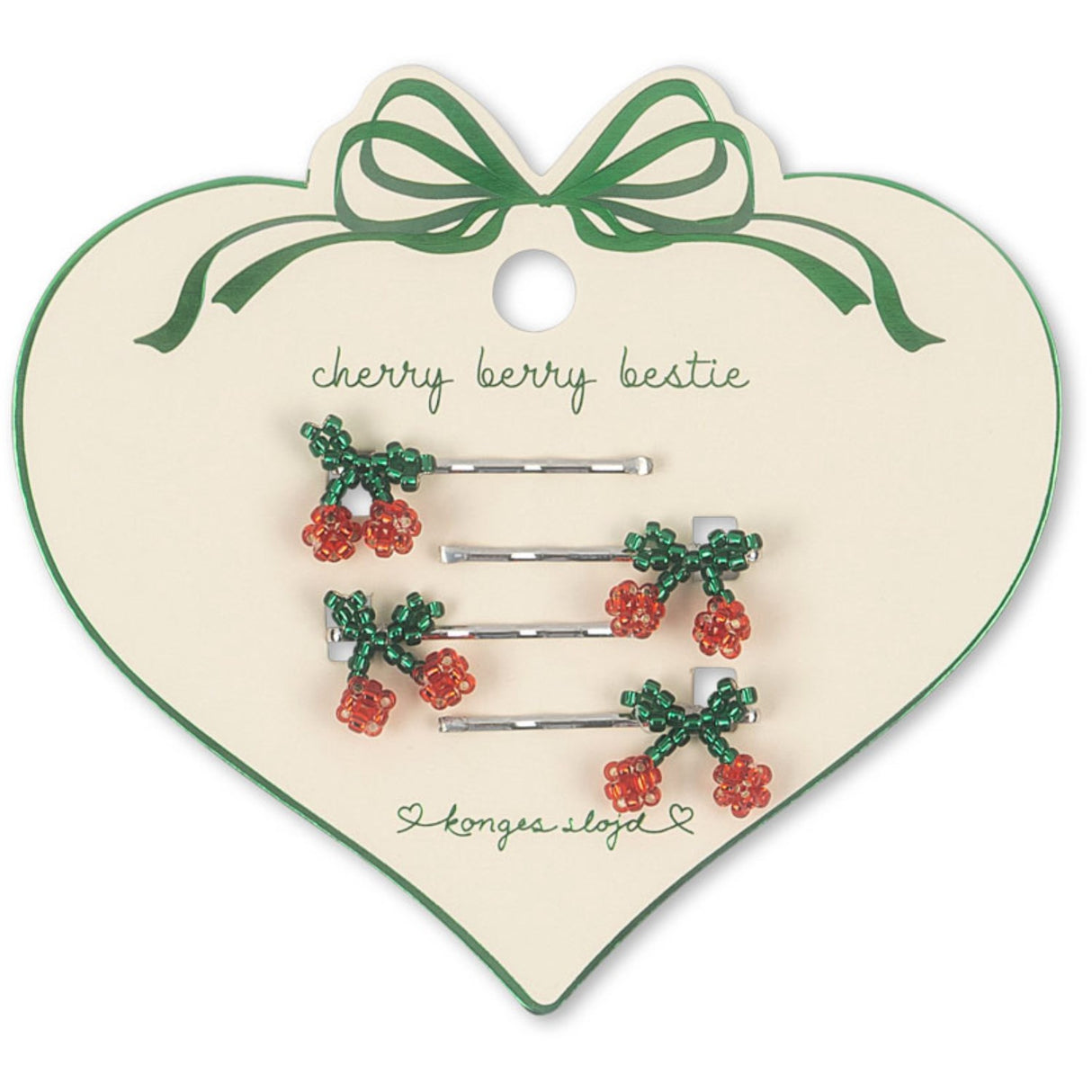 Konges Sløjd Cherry 4 Pack Mini Cherry Hair Pin