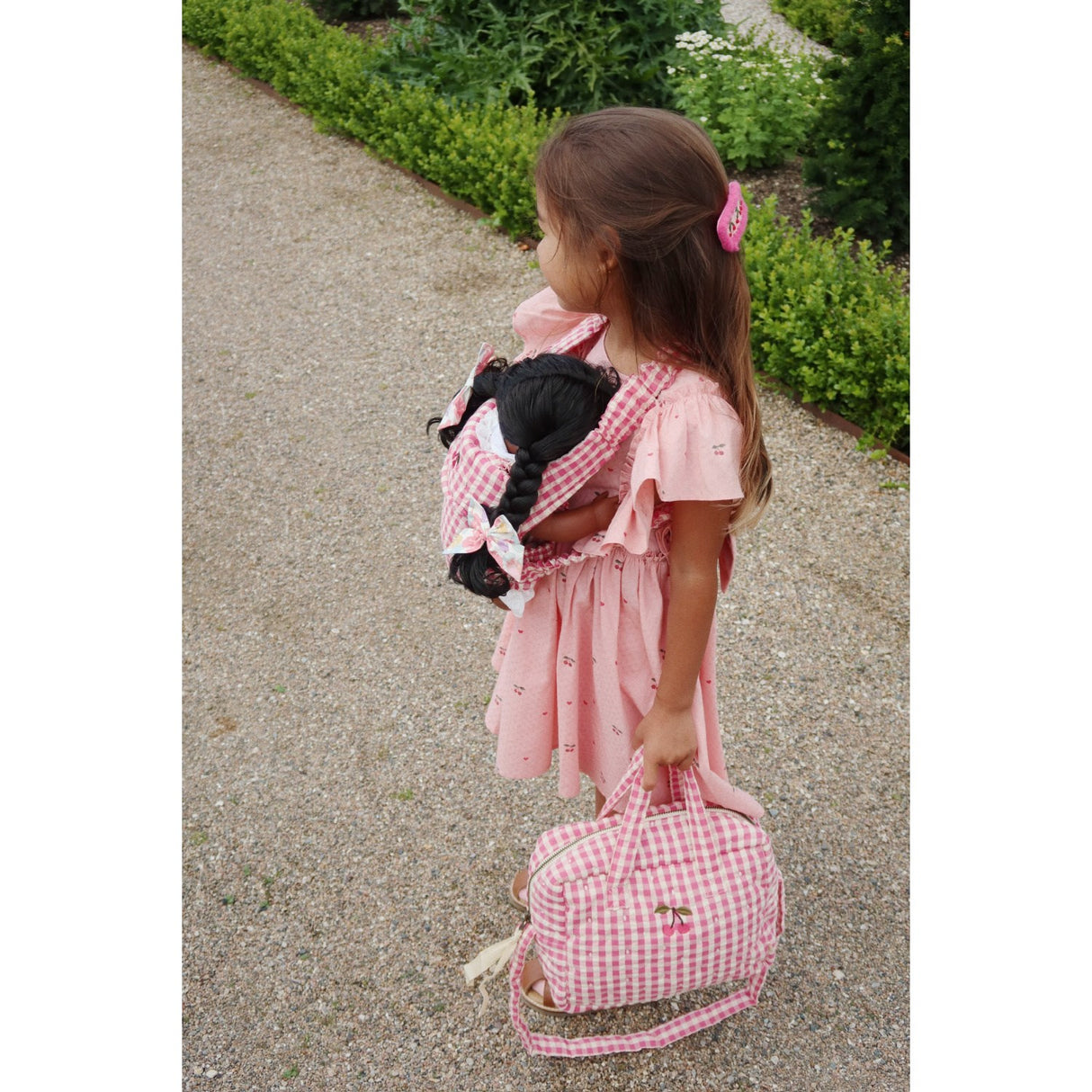 Konges Sløjd Bubblegum Check Dukke Carrier